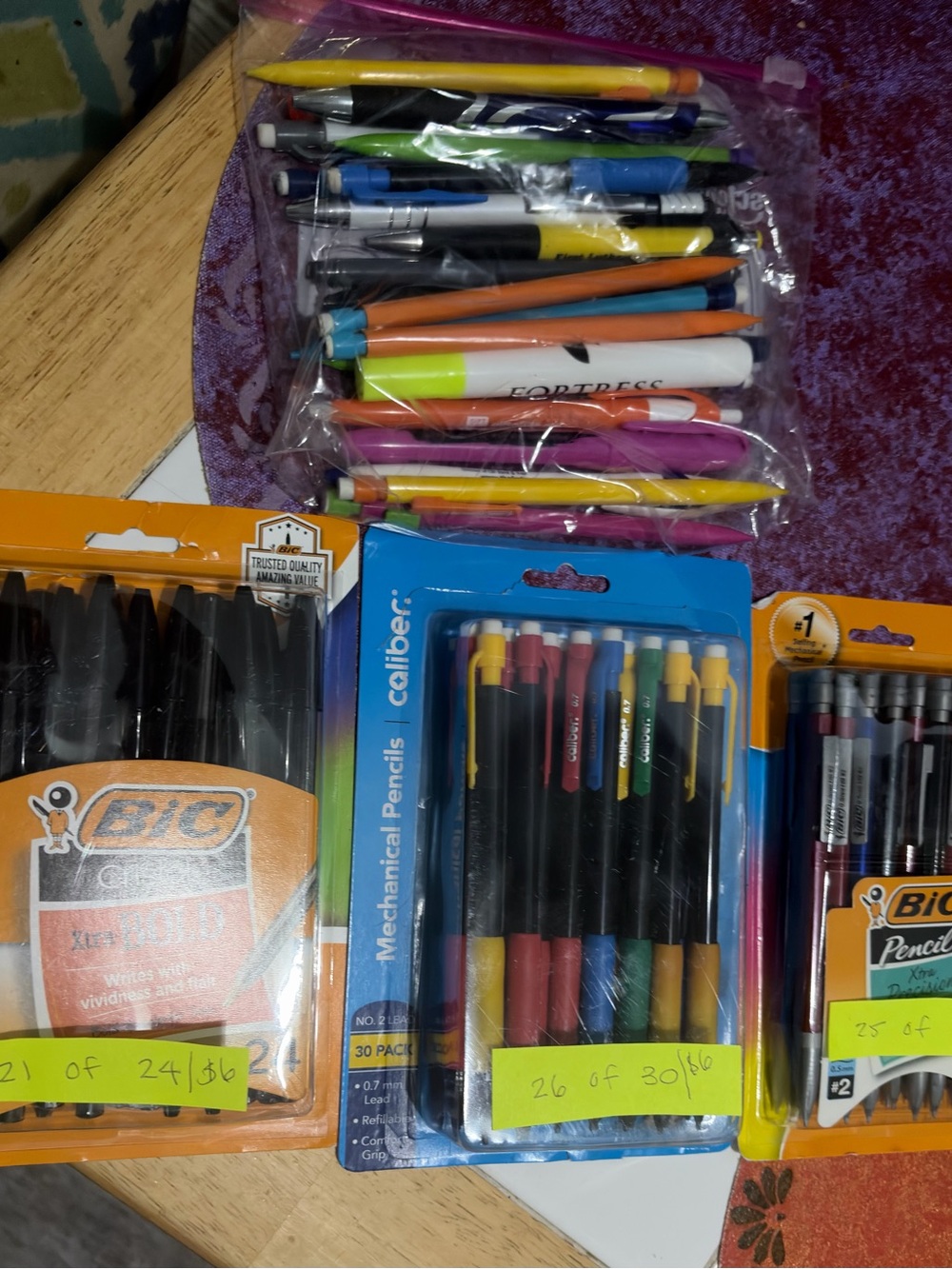 Assorted Mechanical Pencils & Pens Set - Multicolor